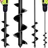 4x42+9x40cm Erdbohrer für Bohrmaschine,Pflanzbohrer für...