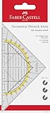 Faber-Castell 177091 - Geometrie-Dreieck klein, 14 cm