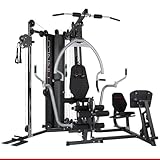 HAMMER Finnlo Kraftstation Autark 6800 - Studio-Trainingsturm, Beinpresse,...