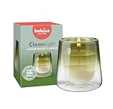 Bolsius - CleanLight Starterset - Nachfüllbare Duftkerze - Halter &...