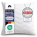 Gentle North Hochwertige Kopfkissen 80x80 cm groß in Hotelqualität -...