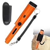 KQWVZ Pinpointer Metalldetektor, Tragbar Metallsuchgerät Wasserdicht, 360° Pin...