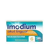 Imodium® akut lingual - Soforthilfe bei akutem Durchfall – Schmilzt sofort...
