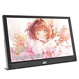 Kenowa 13.3 Zoll USB-C Tragbarer Monitor FHD 1366 * 768 Bildschirm LCD Externe...