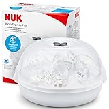 NUK Micro Express Plus Mikrowellen Sterilisator für Babyflaschen, 4...