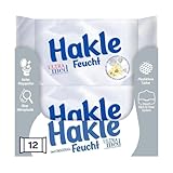 Hakle Feucht ULTRA med im 12er-Pack, 504 Tücher (12 x 42 Blatt), pflegendes...