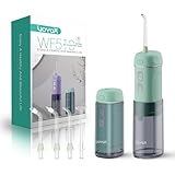 VOYOR-HEALTH Munddusche Kabellos Elektrischer Zahnreiniger, Tragbare Mundduschen...
