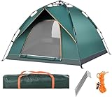 Sadodo Familien Camping Pop-up-Zelt, 1-3 Personen Wasserdicht,1-3...