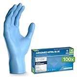 ARNOMED Nitril Einweghandschuhe 100 Stück/Box, M, puderfreie & latexfreie...