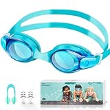 Schwimmbrille Kinder,Taucherbrille für Jungen und Mädchen,Anti UV-Schutz Kein...