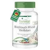 Fairvital | Knoblauch Kapseln mit Mistel + Weißdorn - 120 KMW Kapseln -...
