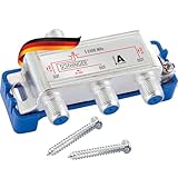 SCHWAIGER 9499 SAT-Verteiler 3-Fach digital BK-Verteiler 3-Wege-Verteiler...
