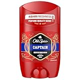 Old Spice Captain Deo Stick für Männer (50 ml), Herren, 48 h Frische, 0 %...