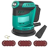 18V Akku Exzenterschleifer, Ersatz für Makita 18V BL1860,3 Gänge...