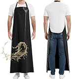 Wasserdichte ölbeständige PVC-Schürze Schwerlast Verstellbare Gummischürze...