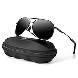 MXNXEU Sonnenbrille Herren Fahrerbrille Polarisiert Schwarz Polarisierte Herren...