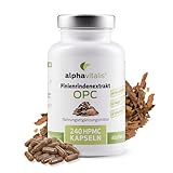 500mg Pinienrindenextrakt Kapseln mit OPC + natürliches Vitamin C - 240 Stück...