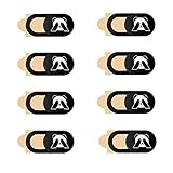 JeoPoom Webcam Abdeckung[8 Pack], Webcam Cover Slider, Kamera Abdeckung, Camera...