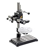 WABECO Bohrständer Fräsständer BF1240 mit Bohr-Frästisch, 2 Zustellachsen...