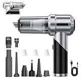 K&J Handstaubsauger Akku, 3-in-1 Faltbarer Handstaubsauger, 22000PA Auto...