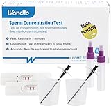 Wondfo Sperma Test 2x Fruchtbarkeitstest für Männer Spermientest Spermatest...