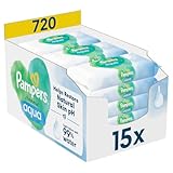 Pampers Harmonie Aqua Feuchttücher 15 Packungen mit jeweils 48 Feuchttüchern -...