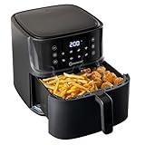 Sommertal Heißluftfritteuse HF760-7,6L XXL Airfryer - Touchscreen, 8 Programme,...