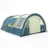 CampFeuer Zelt Multi für 4 Personen | 5000 mm Wassersäule | Blau/Sand |...