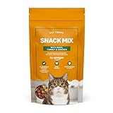 by Amazon - Katzensnacks - Mischung mit Ente, Truthahn und Huhn, 70 g