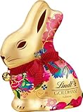 Lindt Goldhase Blumen Edition - Premium Vollmilch-Schokolade zu Ostern, 4er Pack...