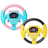 GothicBride 2 Stück Lenkrad mit Saugnapf 360° Rotation Simulierter Fahrregler...