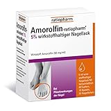 Amorolfin-ratiopharm 5% wirkstoffhaltiger Nagellack: Medizinischer Nagellack -...