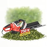 Hecht Profi Elektro Heckenschere elektrisch mit starken 750 Watt – Mit...