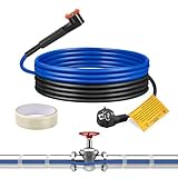 Ci-fotto Frostschutz Heizkabel,Selbstregulierendes Rohrheizkabel(3M,15W/M) mit...