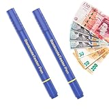 Geldscheinprüfer 2er-pack, 2-in-1 Falschgeldmarker Und Geldprüfstift –...