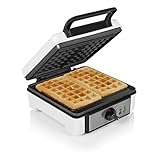 Princess Waffeleisen 132397, Belgische Waffelform, 1200 Watt, 0,75m Kabellänge,...