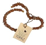 TOPAZ® Bernsteinkette Länge 20 cm Hund Katze gegen Zecken und Flöhe...