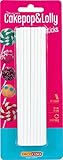 DECOCINO Cake Pop & Lolly Sticks – 24 STK, ca. 15 cm – Wiederverwendbare...