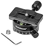 Koolehaoda Panorama Stativkopf 360 Grad Rotation Panoramakopf Aluminiumlegierung...