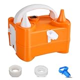 HUIYOPU Elektrische Ballonpumpe, elektrische Ballonmaschine tragbar mit...