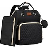 ROSEGIN Wickelrucksack Groß - Baby Wickeltasche Rucksack Wasserdicht & Leicht...