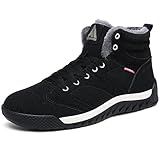 Mishansha Herren Winterschuhe Warm Gefüttert Schneestiefel Winter Outdoor Boots...