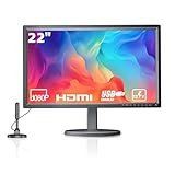 DESOBRY 1080P 22 Zoll Mini Fernseher, HDMI USB AV-Eingang, Kleiner Fernseher mit...