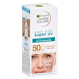 Garnier Anti-Aging Sonnencreme mit LSF 50, Sonnenschutz mit Hyaluron und Vitamin...