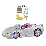 Barbie Extra, Auto Cabrio, in Silber, mit beweglichen Rädern inkl Zubehör...