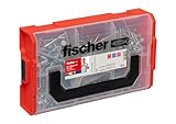 fischer FixTainer PowerFast II Spanplattenschraube, vorsortierte Sortimentsbox...