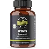 Brahmi Kapseln Bio - 150 Kapseln - 500mg pro Kapsel - Bacopa Monnieri -...