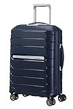 Samsonite Flux - Spinner S, Erweiterbarer Handgepäck, 55 cm, 37/44 L, Blau...