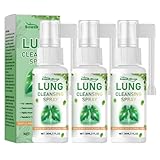 3 Stück Lung Enhancement and Care Inhaler,Lungenreinigungsspray,Lung Cleansing...