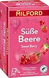 MILFORD Süße Beere | Früchtetee mit Erdbeere-Johannisbeere-Aroma | 20...